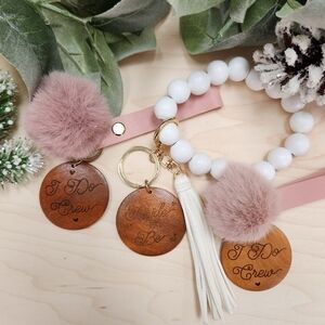 3 Bridal Keychain Wristlets